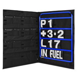 BG Racing Pit Boards BGR260BLU-W