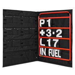 BG Racing Pit Boards BGR260RED-W