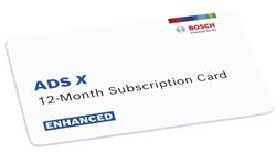 Bosch ADS X 12 Month Enhanced Plan Subscriptions 3945-SUB-ENH