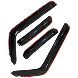 Black Horse Off-Road Rain Guards for 2015-2020 ESCALADE, TAHOE, YUKON - 140431-IN