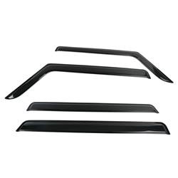 Black Horse Off-Road Rain Guards for 2003-2009 H2 - 140450