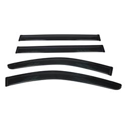 Black Horse Off-Road Rain Guards for 2008-2018 GRAND CARAVAN, 2008-2016 TOWN & COUNTRY - 140539