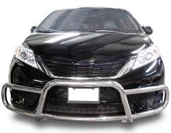 Black Horse Off-Road Front Runner Bumper Protectors for 2011-2016 SIENNA - 15TY918SS