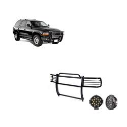 Black Horse Off-Road Modular Grille Guards for 1997-2004 DAKOTA, 2000-2003 DURANGO - 17BH23MA-PLB