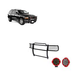 Black Horse Off-Road Modular Grille Guards for 1997-2004 DAKOTA, 2000-2003 DURANGO - 17BH23MA-PLR