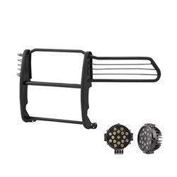 Black Horse Off-Road Modular Grille Guards for 2011-2018 2500, 3500 - 17DR01MA-PLB