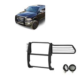 Black Horse Off-Road Modular Grille Guards for 2011-2018 2500, 3500 - 17DR01MA-PLFB