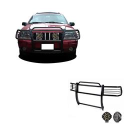 Black Horse Off-Road Modular Grille Guards for 1999-2004 GRAND CHEROKEE - 17EB26MA-PLB