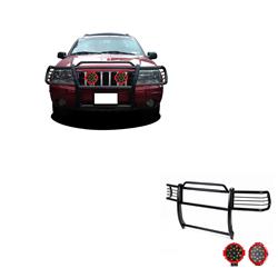 Black Horse Off-Road Modular Grille Guards for 1999-2004 GRAND CHEROKEE - 17EB26MA-PLR