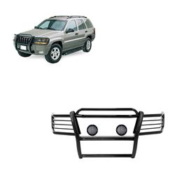 Black Horse Off-Road Modular Grille Guards for 1999-2004 GRAND CHEROKEE - 17EB26MA-PLFB