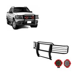 Black Horse Off-Road Modular Grille Guards for 2001-2003 EXPLORER SPORT, 2001-2005 EXPLORER SPORT TRAC - 17FJ24MA-PLR