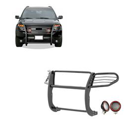 Black Horse Off-Road Modular Grille Guards for 2016-2019 EXPLORER - 17FJ30MA-PLFR