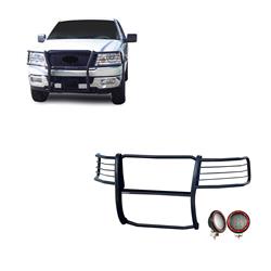 Black Horse Off-Road Modular Grille Guards for 2004-2008 F-150 - 17FP28MA-PLFR