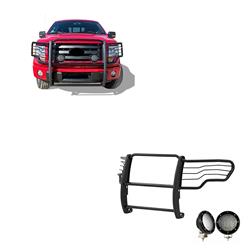 Black Horse Off-Road Modular Grille Guards for 2009-2014 F-150 - 17FP30MA-PLFB