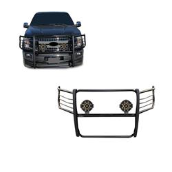 Black Horse Off-Road Modular Grille Guards for 2015-2021 F-150 - 17FP32MA-PLB