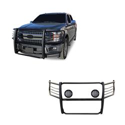 Black Horse Off-Road Modular Grille Guards for 2015-2023 F-150 - 17FP32MA-PLFB