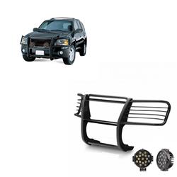 Black Horse Off-Road Modular Grille Guards for 2002-2009 ENVOY - 17GD26MA-PLB