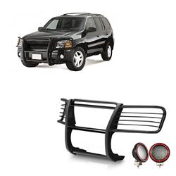 Black Horse Off-Road Modular Grille Guards for 2002-2006 ENVOY, ENVOY XL - 17GD26MA-PLFR