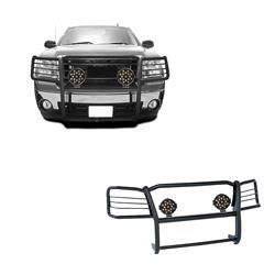 Black Horse Off-Road Modular Grille Guards for 2007-2013 SIERRA 1500 - 17GS10MA-PLB