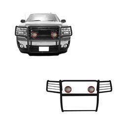 Black Horse Off-Road Modular Grille Guards for 2007-2013 SIERRA 1500 - 17GS10MA-PLFR