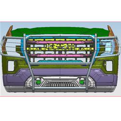 Black Horse Off Road Grille Guards 17GS11MA