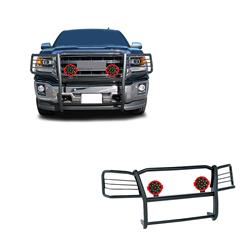 Black Horse Off-Road Modular Grille Guards for 2014-2018 SIERRA 1500, 2019 SIERRA 1500 LIMITED - 17GS12MA-PLR