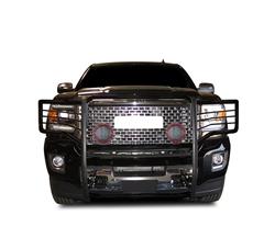 Black Horse Off-Road Modular Grille Guards for 2015-2019 SIERRA 2500 HD, SIERRA 3500 HD - 17GS14MA-PLFR