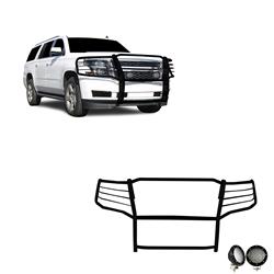 Black Horse Off-Road Modular Grille Guards for 2015-2023 SUBURBAN, TAHOE - 17GT20MA-PLFB