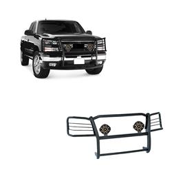 Black Horse Off-Road Modular Grille Guards for 2003-2006 SILVERADO 1500, 2007 SILVERADO 1500 HD CLASSIC - 17GT25MA-PLB