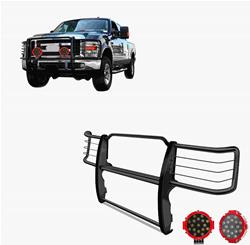 Black Horse Off-Road Modular Grille Guards for 2011-2014 SILVERADO 2500 HD, SILVERADO 3500 HD - 17GT26MA-PLR