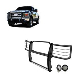 Black Horse Off-Road Modular Grille Guards for 2011-2014 SILVERADO 2500 HD, SILVERADO 3500 HD - 17GT26MA-PLFB