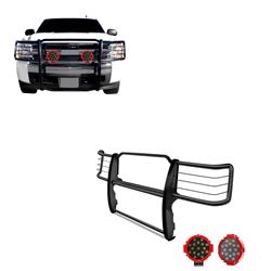 Black Horse Off-Road Modular Grille Guards for 2014-2018 SILVERADO 1500, 2019 SILVERADO 1500 LD - 17GT27MA-PLR
