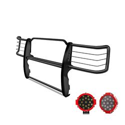 Black Horse Off-Road Modular Grille Guards for 2014-2018 SILVERADO 2500 HD, SILVERADO 3500 HD - 17GT28MA-PLR