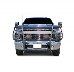 Black Horse Off-Road Modular Grille Guards for 2020-2023 SILVERADO 2500 HD, SILVERADO 3500 HD - 17GT30MA-PLFR