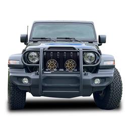 Black Horse Off-Road Modular Grille Guards for 2020-2021 GLADIATOR, 2018-2021 WRANGLER - 17JPJLMA-PLB