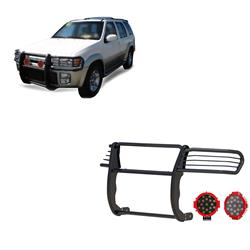 Black Horse Off-Road Modular Grille Guards for 1996-2004 PATHFINDER, 1997-2003 QX4 - 17NE23MA-PLR