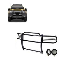 Black Horse Off-Road Modular Grille Guards for 2000-2004 FRONTIER, XTERRA - 17NI26MA-PLFB