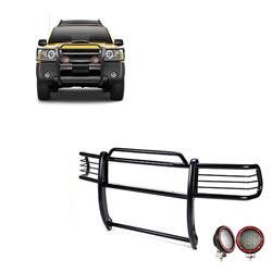 Black Horse Off-Road Modular Grille Guards for 2000-2004 FRONTIER, XTERRA - 17NI26MA-PLFR