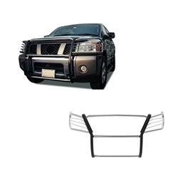 Black Horse Off-Road Modular Grille Guards for 2005-2015 ARMADA, 2004-2015 TITAN - 17NR26MSS