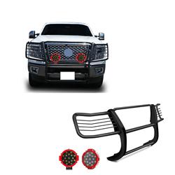 Black Horse Off-Road Modular Grille Guards for 2016-2021 TITAN XD - 17NR28MA-PLR