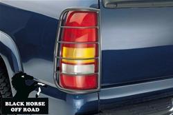 Black Horse Off-Road Taillight Guards for 2000-2006 SUBURBAN 1500, TAHOE, YUKON - 7GJ15A