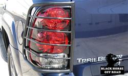 Black Horse Off-Road Taillight Guards for 2002-2009 TRAILBLAZER, 2002-2006 TRAILBLAZER EXT - 7GR15A