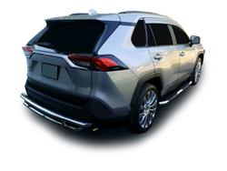 Black Horse Off-Road Bumper Guards for 2019-2022 RAV4, 2021-2022 RAV4 PRIME - 8D93947SS-DL