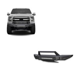Black Horse Off-Road Armour II HD Modular Front Bumper Kits for 2015-2017 F-150 - AFB-F116-K1