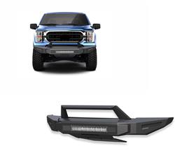 Black Horse Off-Road Armour II HD Modular Front Bumper Kits for 2021-2023 F-150 - AFB-F121-K1