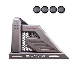 Black Horse Off-Road Armour II Roll Bar Kits for 2005-2023 TACOMA - AR2-03B-PLFB