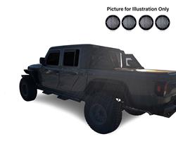 Black Horse Off-Road Armour II Roll Bar Kits for 2020-2023 GLADIATOR - AR2-09B-PLFB