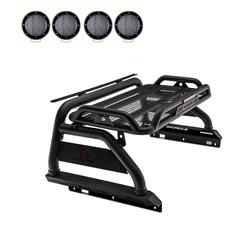 Black Horse Off Road Bumpers ATRB6BK-PLFB