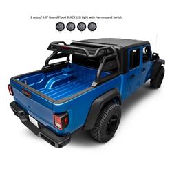 Black Horse Off Road Bumpers ATRB9BK-PLFB