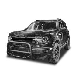 Black Horse Off-Road Max T Bull Bars for 2021-2023 BRONCO SPORT - MBT-MF712